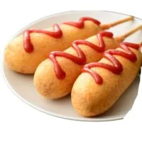 Corn Dog with Fries